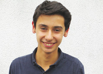 Gaël, lycéen de l’Institution Notre-Dame-La-Riche, à Tours.